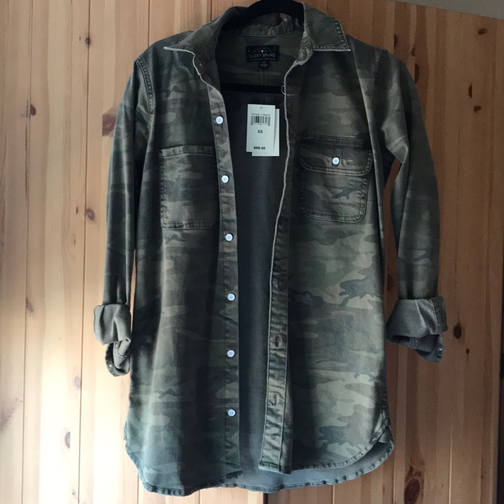 Lucky Brand Camo Cargo Jacket
